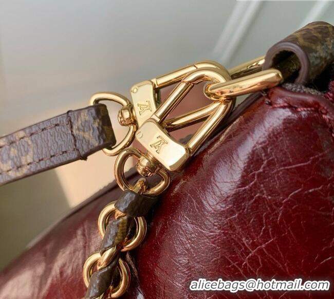 Luxury Cheap Louis Vuitton Multipass Mini Bag in Burgundy Calfskin Leather M3A247 2026