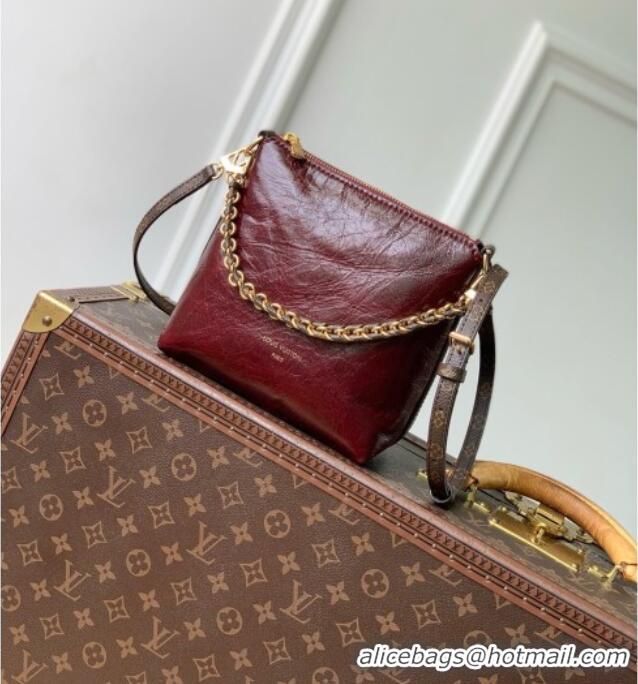 Luxury Cheap Louis Vuitton Multipass Mini Bag in Burgundy Calfskin Leather M3A247 2026