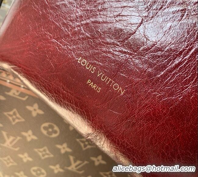 Luxury Cheap Louis Vuitton Multipass Mini Bag in Burgundy Calfskin Leather M3A247 2026