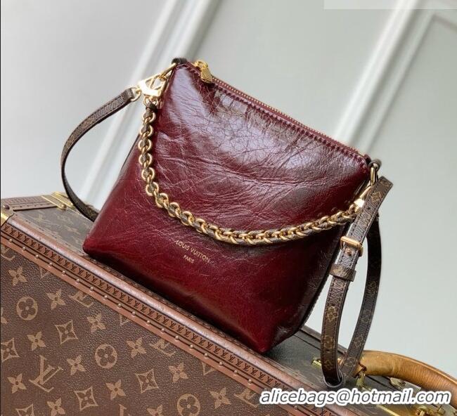 Luxury Cheap Louis Vuitton Multipass Mini Bag in Burgundy Calfskin Leather M3A247 2026