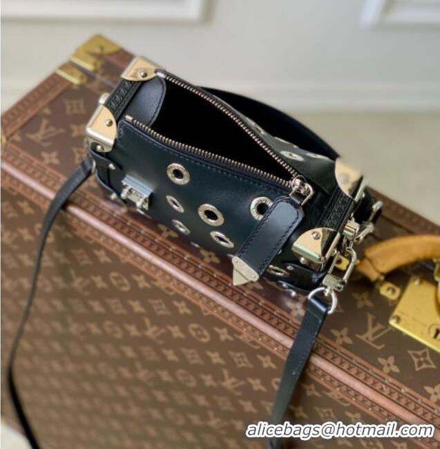 Fashion Discount Louis Vuitton Side Trunk PM Bag in Black Calfskin M29903 2026