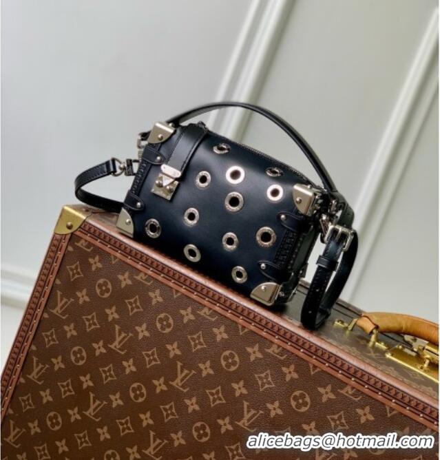 Fashion Discount Louis Vuitton Side Trunk PM Bag in Black Calfskin M29903 2026