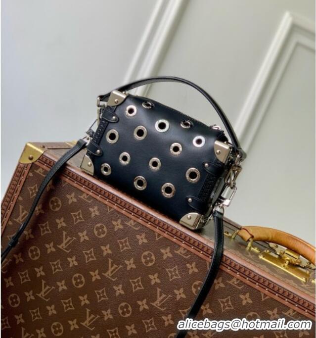 Fashion Discount Louis Vuitton Side Trunk PM Bag in Black Calfskin M29903 2026