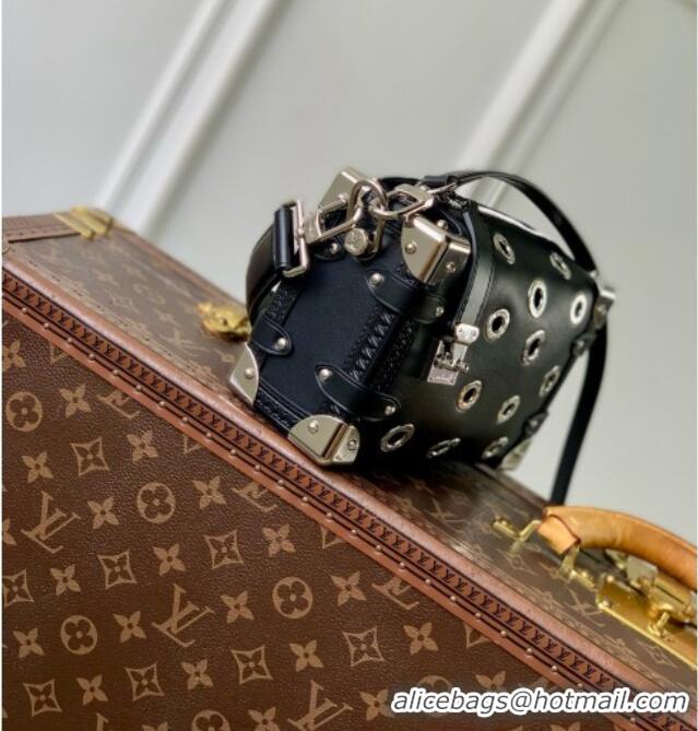 Fashion Discount Louis Vuitton Side Trunk PM Bag in Black Calfskin M29903 2026