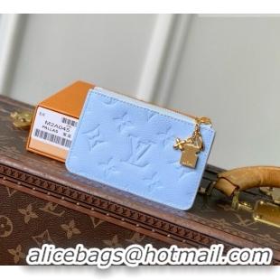 Grade Quality Louis Vuitton Romy Card Holder Bag in Cowhide Leather M2A045 Blue 2026