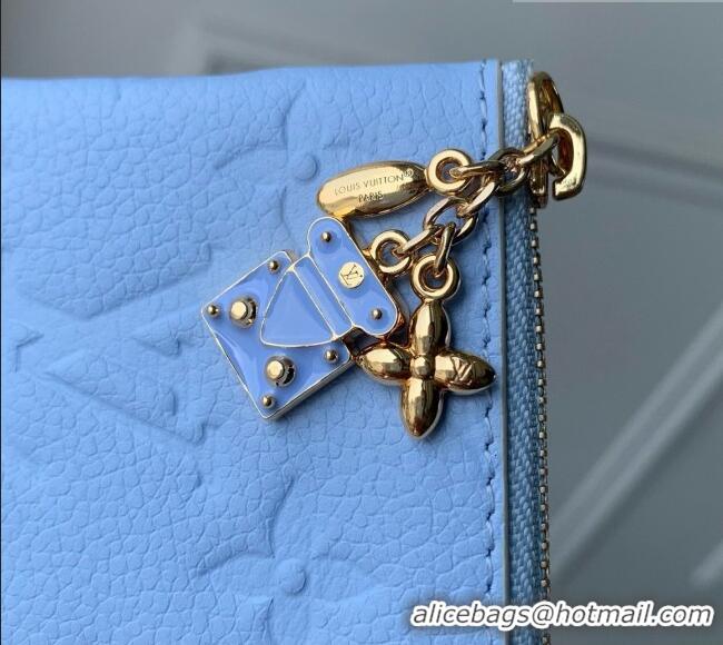 Big Discount Louis Vuitton Key Pouch S in Cowhide Leather M29816 Blue 2026