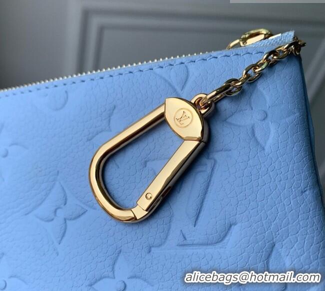 Big Discount Louis Vuitton Key Pouch S in Cowhide Leather M29816 Blue 2026