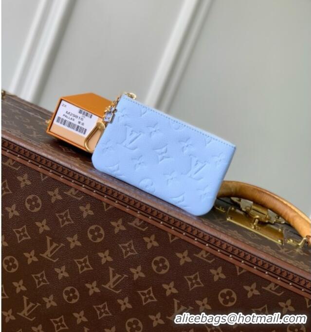 Big Discount Louis Vuitton Key Pouch S in Cowhide Leather M29816 Blue 2026