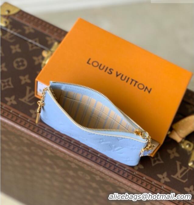 Big Discount Louis Vuitton Key Pouch S in Cowhide Leather M29816 Blue 2026
