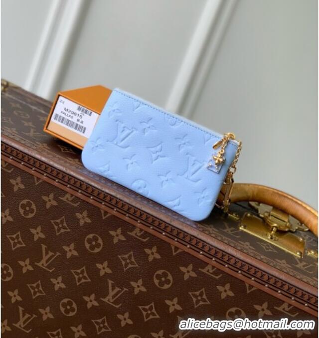 Big Discount Louis Vuitton Key Pouch S in Cowhide Leather M29816 Blue 2026