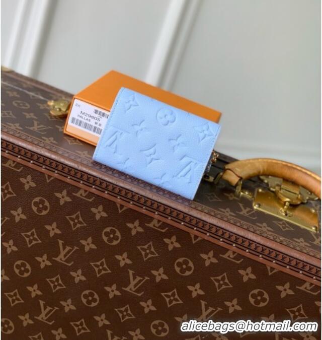 Good Quality Louis Vuitton Rosalie Coin Purse in Cowhide Leather M29805 Blue 2026