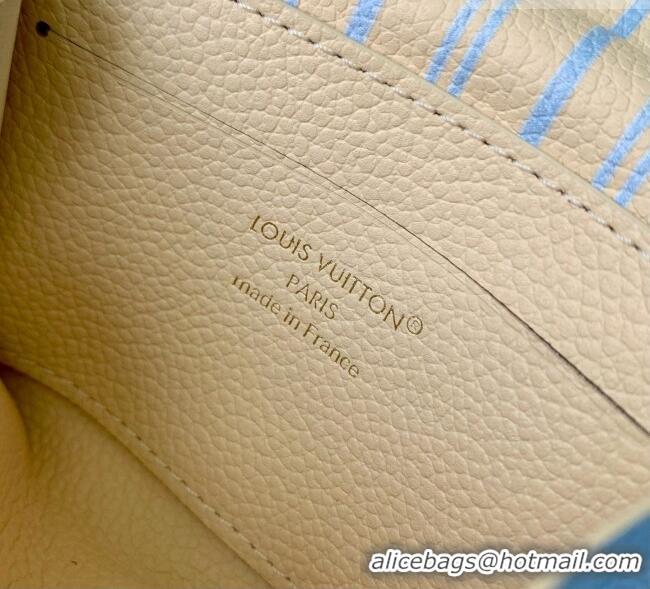 Good Quality Louis Vuitton Rosalie Coin Purse in Cowhide Leather M29805 Blue 2026