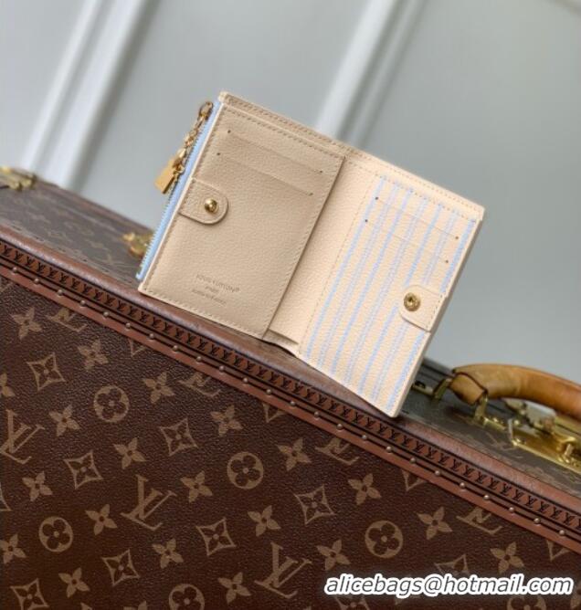 Top Grade Louis Vuitton Lisa Wallet in Cowhide Leather M29808 Blue 2026