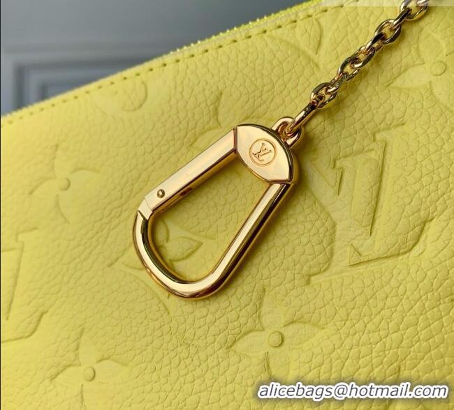 Good Looking Louis Vuitton Key Pouch S in Cowhide Leather M29816 Yellow 2026