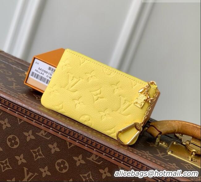 Good Looking Louis Vuitton Key Pouch S in Cowhide Leather M29816 Yellow 2026