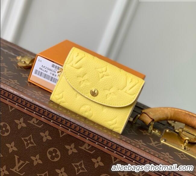 Grade Design Louis Vuitton Rosalie Coin Purse in Cowhide Leather M29805 Yellow 2026