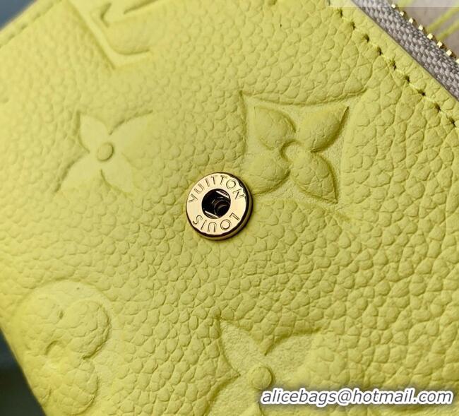 Grade Design Louis Vuitton Rosalie Coin Purse in Cowhide Leather M29805 Yellow 2026