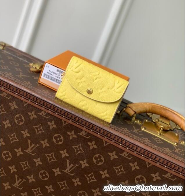 Grade Design Louis Vuitton Rosalie Coin Purse in Cowhide Leather M29805 Yellow 2026