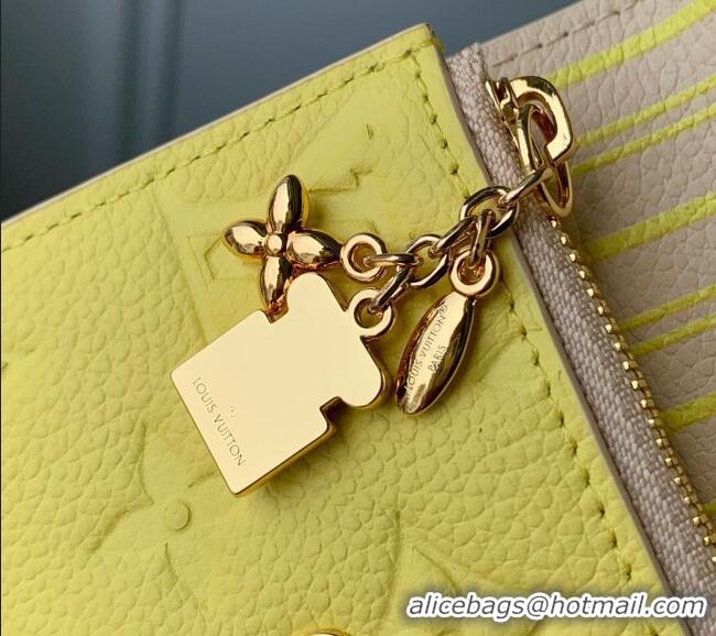 Grade Design Louis Vuitton Rosalie Coin Purse in Cowhide Leather M29805 Yellow 2026