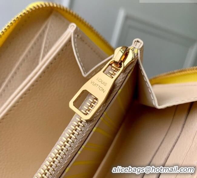 Top Quality Louis Vuitton Zippy Wallet in Cowhide Leather M29794 Yellow 2026