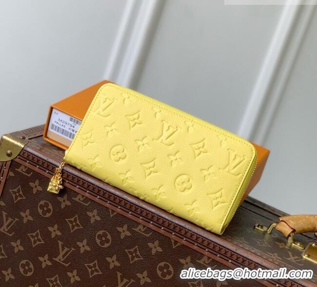 Top Quality Louis Vuitton Zippy Wallet in Cowhide Leather M29794 Yellow 2026