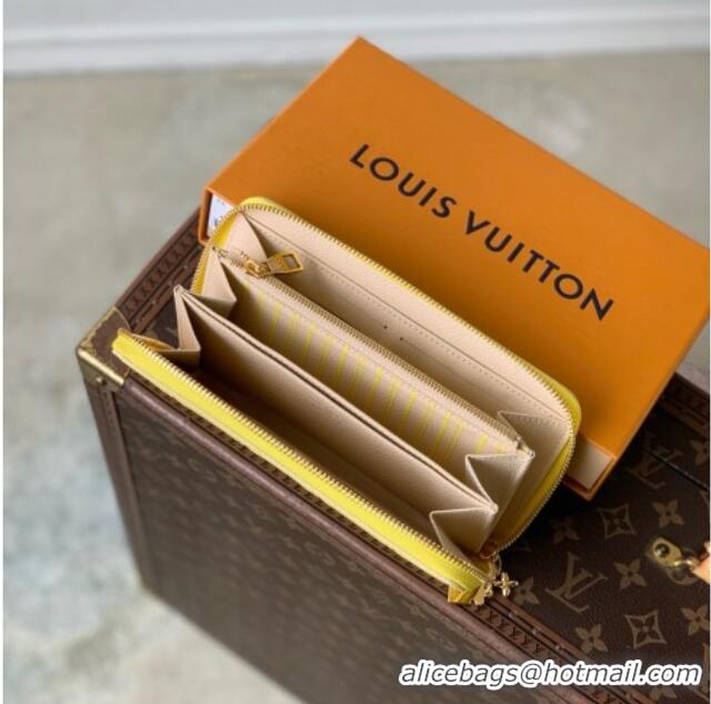 Top Quality Louis Vuitton Zippy Wallet in Cowhide Leather M29794 Yellow 2026
