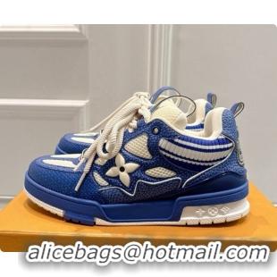Good Looking Louis Vuitton LV Skate Sneaker in Beige Mix of Materials LV073055 Blue 2026