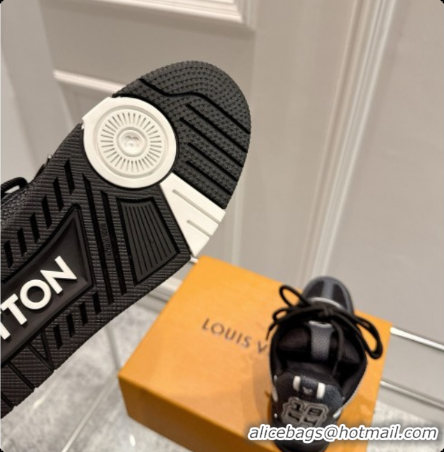 Cheap Price Louis Vuitton LV Skate Sneaker in Beige Mix of Materials LV073056 Black 2026