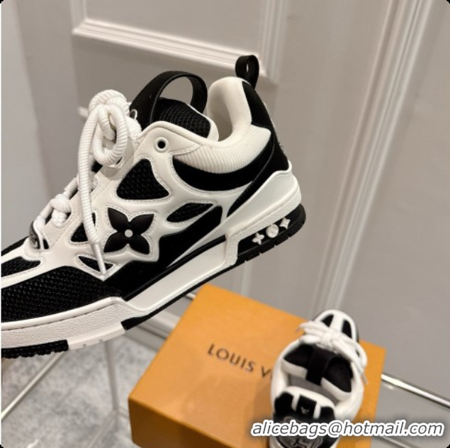 Good Quality Louis Vuitton LV Skate Sneaker in Beige Mix of Materials LV073057 Black/White 2026