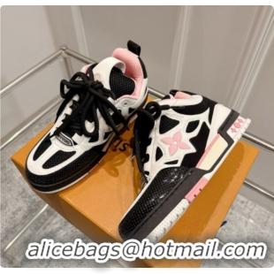 Low Cost Louis Vuitton LV Skate Sneaker in Beige Mix of Materials LV073062 Black/White/Red 2026