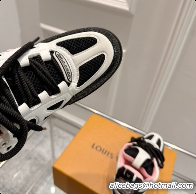 Low Cost Louis Vuitton LV Skate Sneaker in Beige Mix of Materials LV073062 Black/White/Red 2026