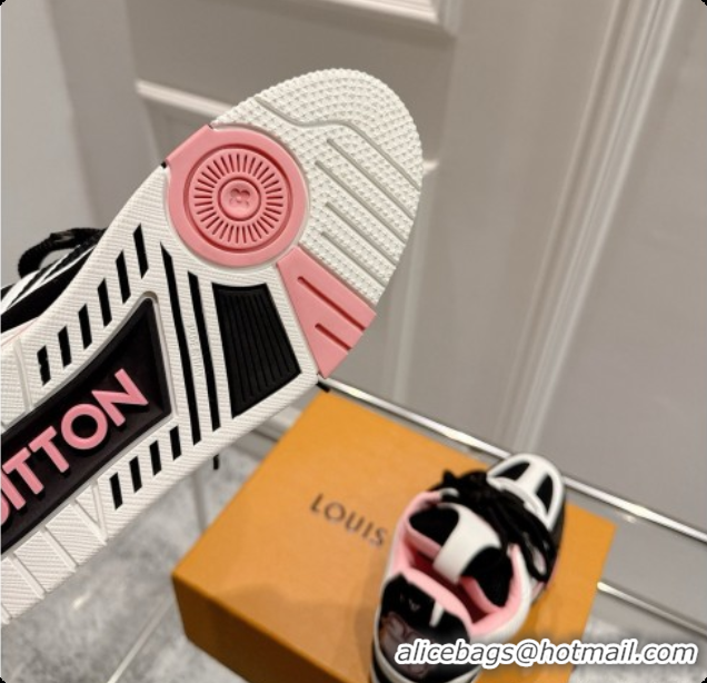 Low Cost Louis Vuitton LV Skate Sneaker in Beige Mix of Materials LV073062 Black/White/Red 2026