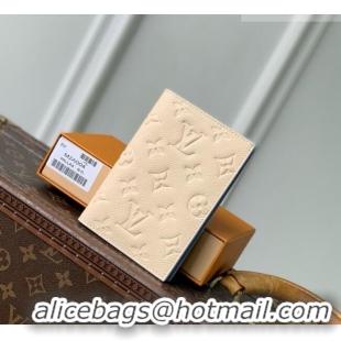 Good Product Louis Vuitton Passport Cover in Cowhide Leather M2A003 Apricot 2026