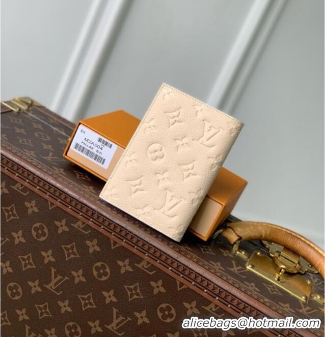 Good Product Louis Vuitton Passport Cover in Cowhide Leather M2A003 Apricot 2026