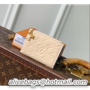 Grade Discount Louis Vuitton Lisa Wallet in Cowhide Leather M29808 Apricot 2026