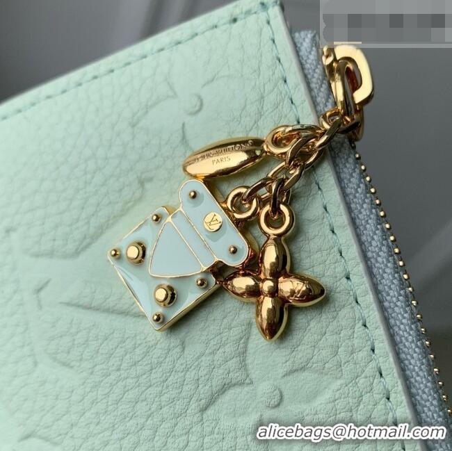 Buy New Cheap Louis Vuitton Romy Card Holder in Cowhide Leather M2A045 Minty Green 2026