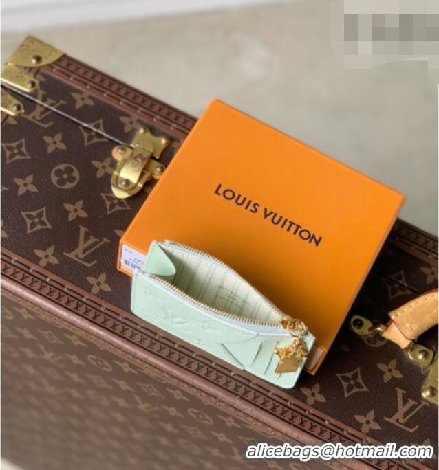 Buy New Cheap Louis Vuitton Romy Card Holder in Cowhide Leather M2A045 Minty Green 2026