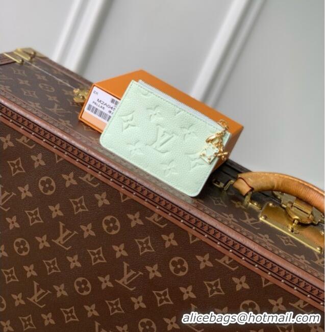 Buy New Cheap Louis Vuitton Romy Card Holder in Cowhide Leather M2A045 Minty Green 2026