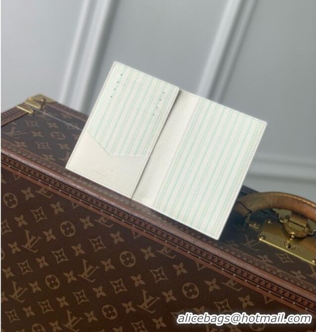 Good Quality Louis Vuitton Passport Cover in Cowhide Leather M2A004 Minty Green 2026