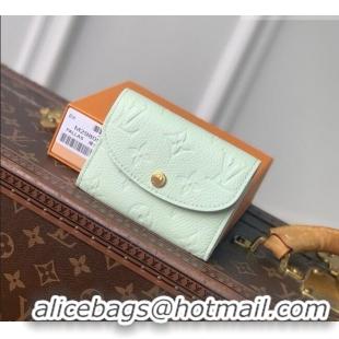 Free Shipping Discount Louis Vuitton Rosalie Coin Purse in Cowhide Leather M29805 Minty Green 2026