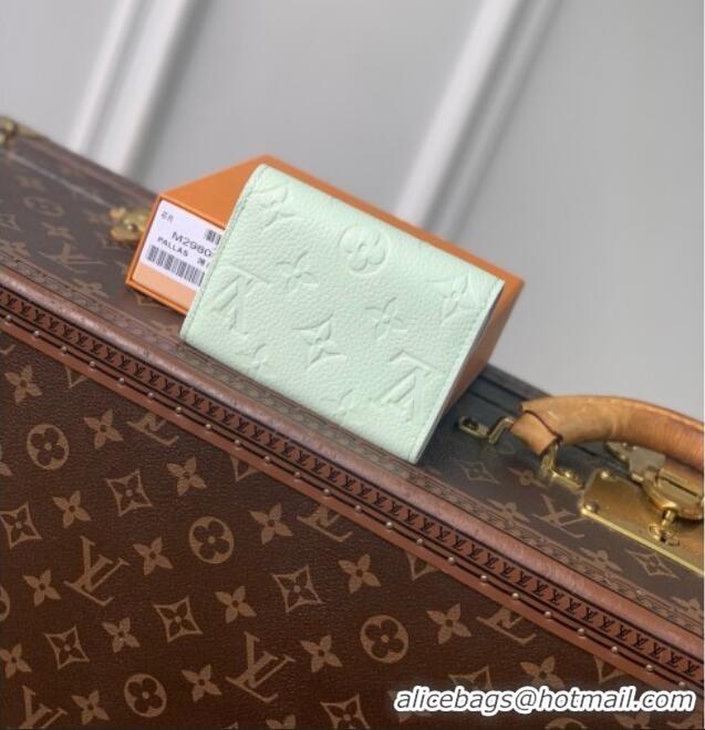 Free Shipping Discount Louis Vuitton Rosalie Coin Purse in Cowhide Leather M29805 Minty Green 2026