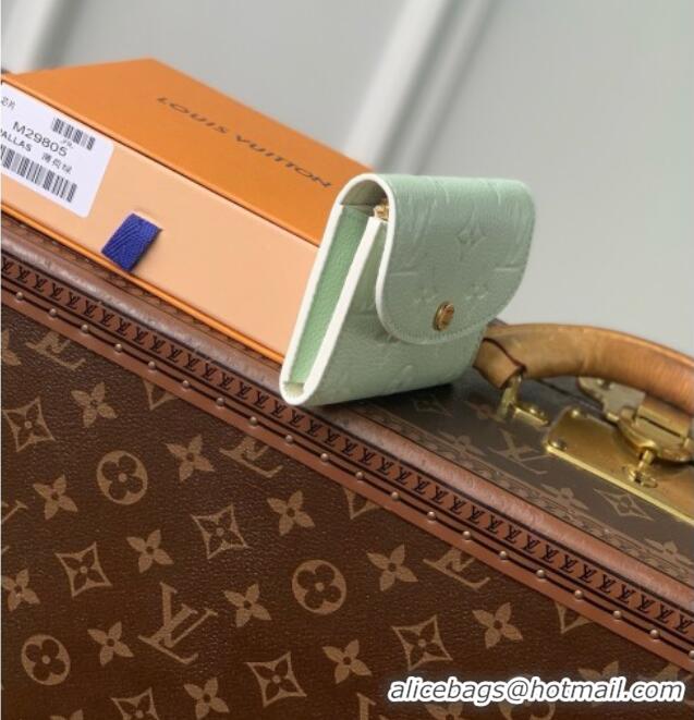 Free Shipping Discount Louis Vuitton Rosalie Coin Purse in Cowhide Leather M29805 Minty Green 2026