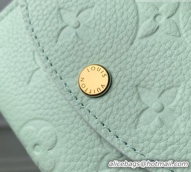 Free Shipping Discount Louis Vuitton Rosalie Coin Purse in Cowhide Leather M29805 Minty Green 2026