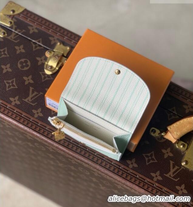Free Shipping Discount Louis Vuitton Rosalie Coin Purse in Cowhide Leather M29805 Minty Green 2026