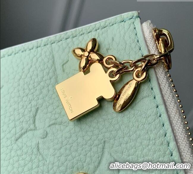 Free Shipping Discount Louis Vuitton Rosalie Coin Purse in Cowhide Leather M29805 Minty Green 2026