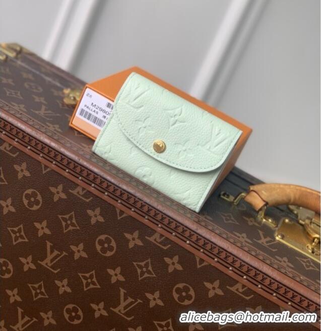 Free Shipping Discount Louis Vuitton Rosalie Coin Purse in Cowhide Leather M29805 Minty Green 2026