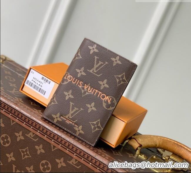 New Design Louis Vuitton Passport Cover in Monogram Calfskin Leather M2A491 2026