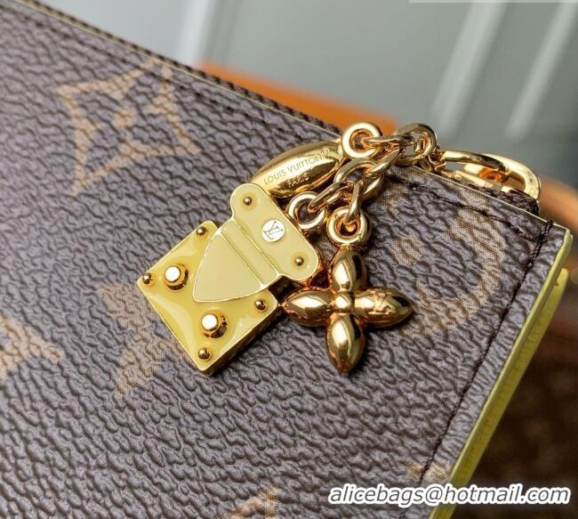 Promotional Louis Vuitton Portefeuille Noa Compact Wallet in in Monogram Canvas M29789 Brown/Yellow 2026