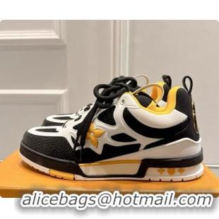 Charming Louis Vuitton LV Skate Sneaker in Beige Mix of Materials LV073063 Black/White/Yellow 2026