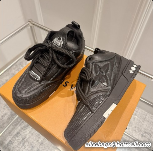 Low Cost Louis Vuitton LV Skate Sneaker in Beige Mix of Materials LV073065 Black 2026